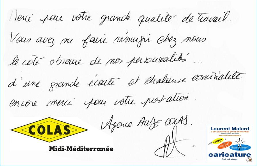 Agence Colas Midi Méditérranée - Carcassonne, Jeudi 14 décembre 2017.