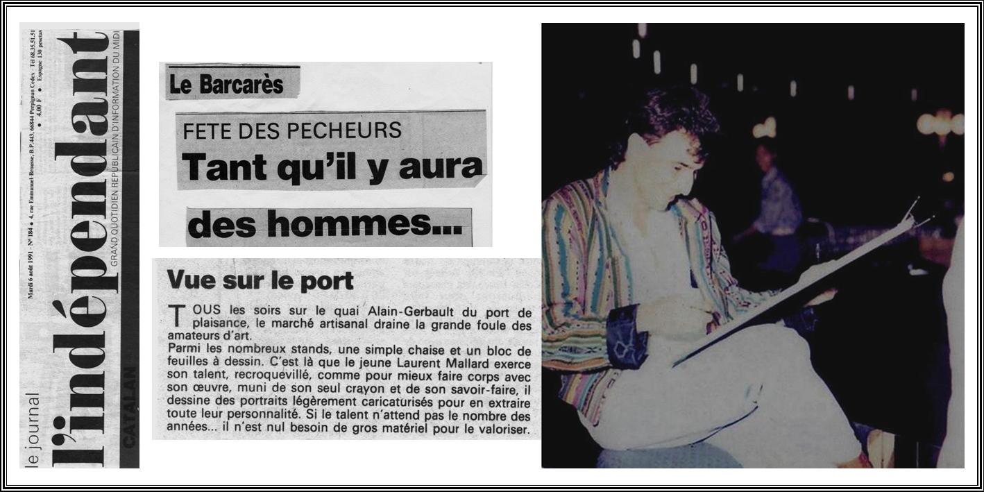 L'Indépendant (66) - Le Barcarès -  06 aout 1991.